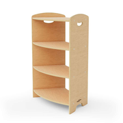 Seoras 3-Level 45 Degree Curved Corner Shelf - 35.5"H x 25.5"W x 15.5"D