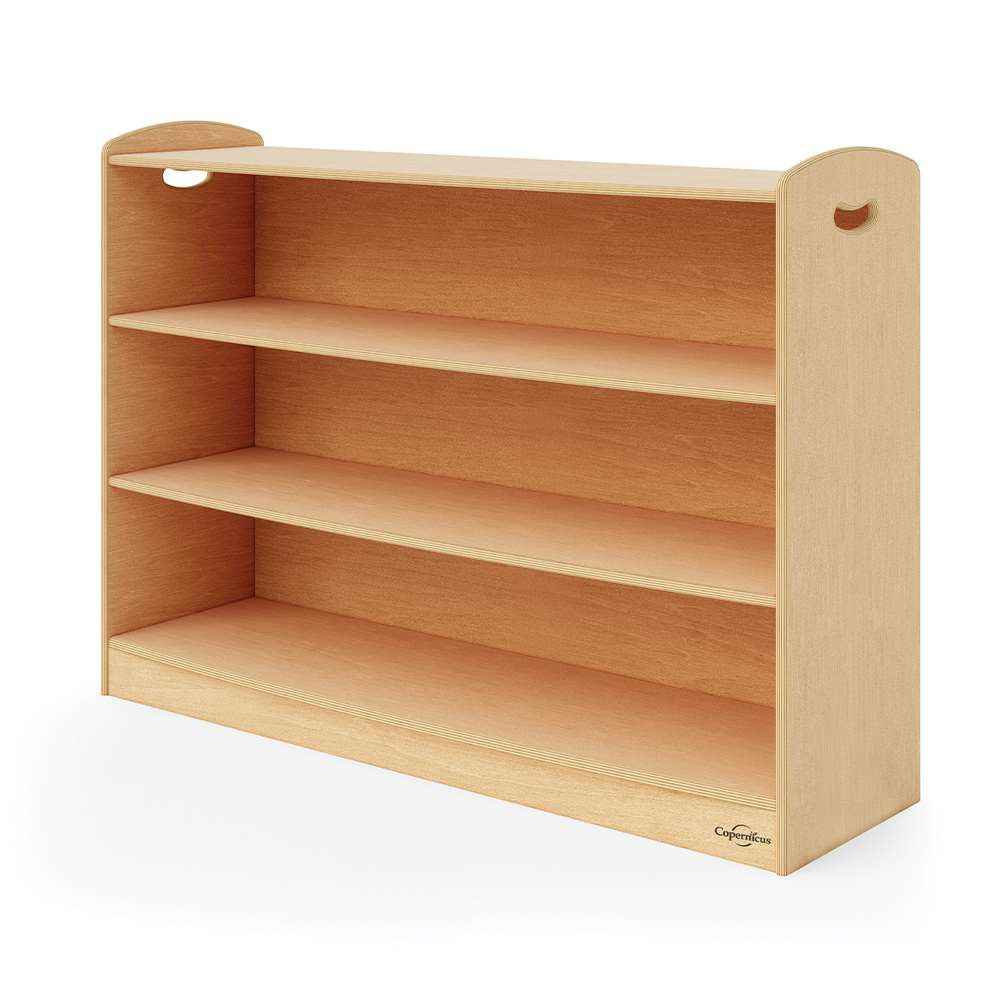 Seoras 3-Level Shelf (Solid Kickplate) - 35.5"H x 49"W x 14"D