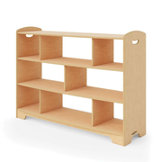 Seoras 3-Level Open Back Staggered Shelf - 35.5"H x 49"W x 14"D