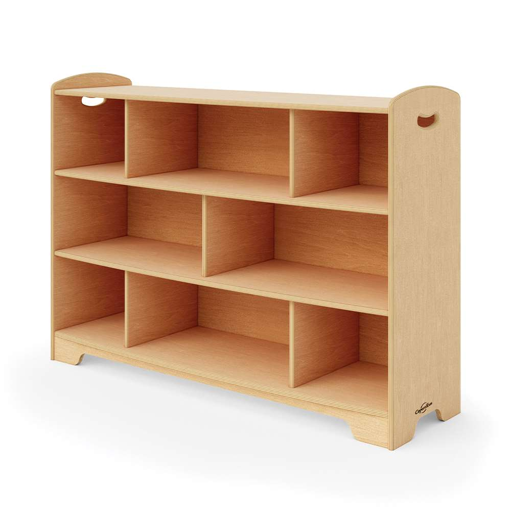 Seoras 3-Level Staggered Shelf - 35.5"H x 49"W x 14"D