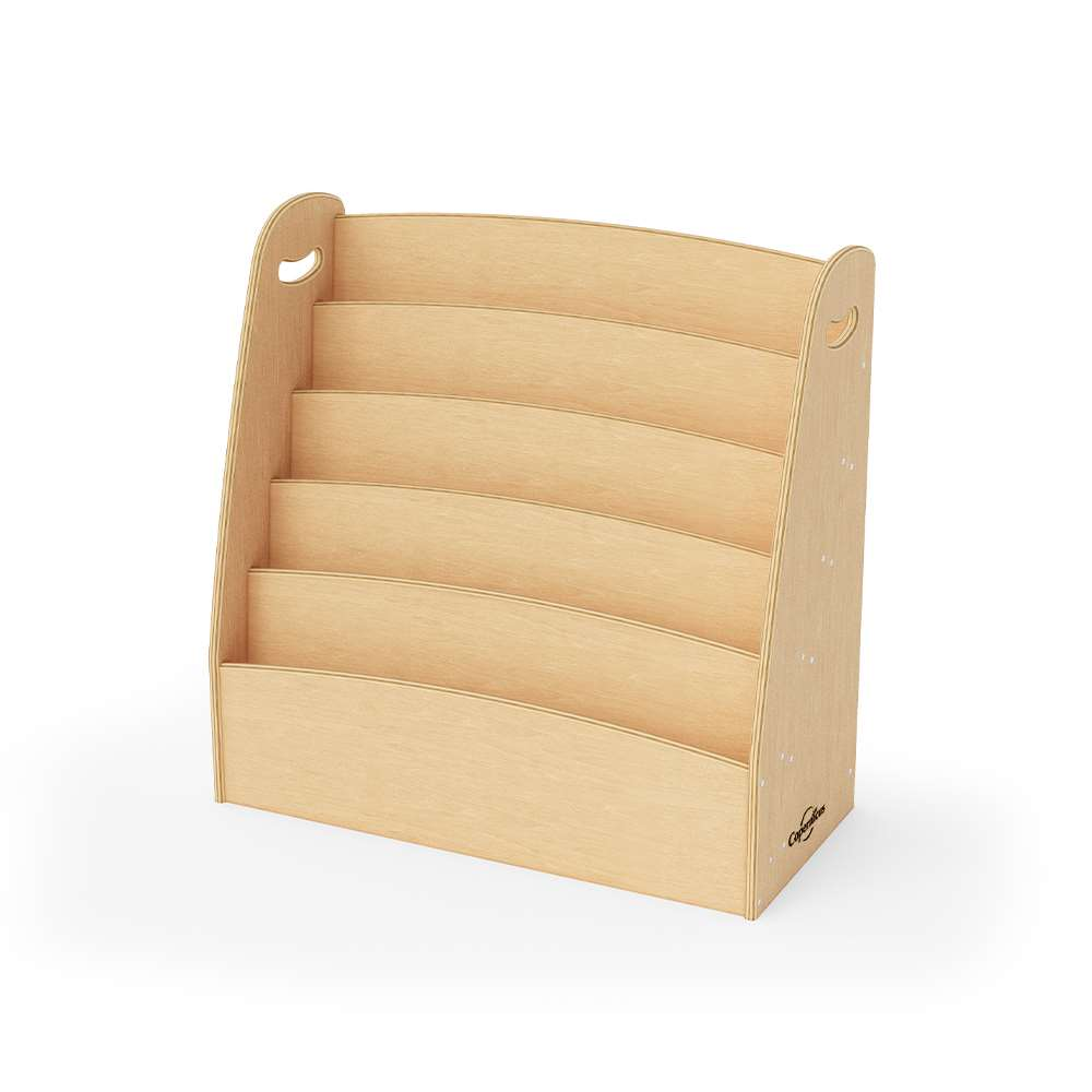 Seoras 5-Shelf Book Display - Base Model (Solid Kickplate) - 30"H x 33.25"W x 14"D