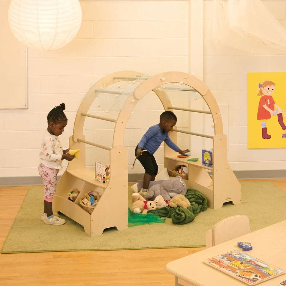 Seoras Birch Cozy Space Arch with Shelves