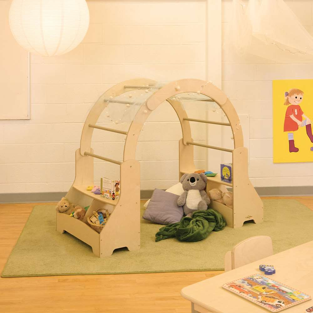 Seoras Birch Cozy Space Arch with Shelves