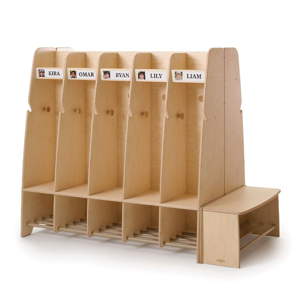 Seoras Cubby End Unit for 2 Students - 12.25"H x 30"W x 10.5"D