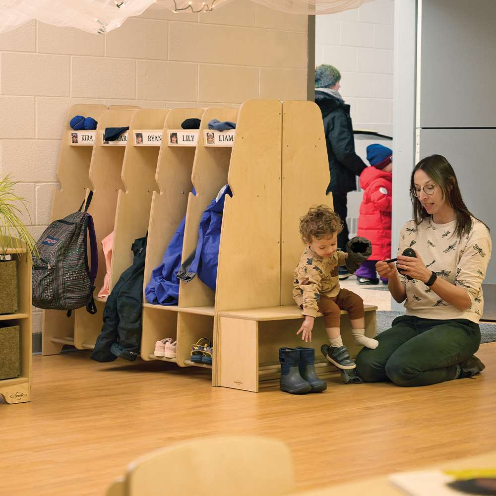 Seoras Cubby End Unit for 2 Students - 12.25"H x 30"W x 10.5"D