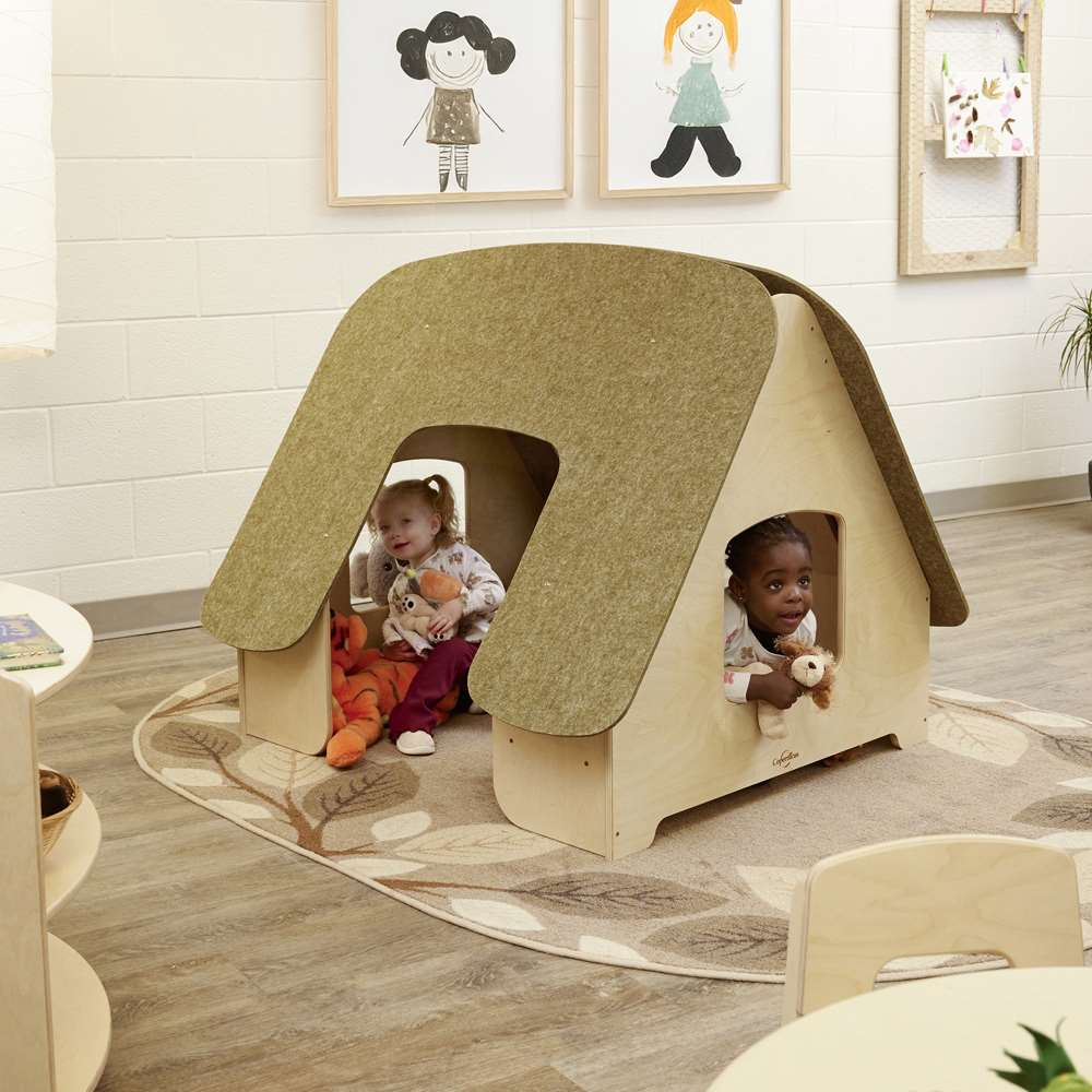 Seoras Birch Cozy Space House - 40.25"H x 47.25"W x 43.75"D