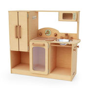 Seoras Kitchen Combo - Preschool (Solid Kickplate) - 41.75"H x 42.5"W x 16.5"D