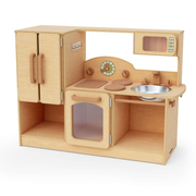Seoras Kitchen Combo - Toddler (Solid Kickplate) - 32.75"H x 44.5"W x 18"D