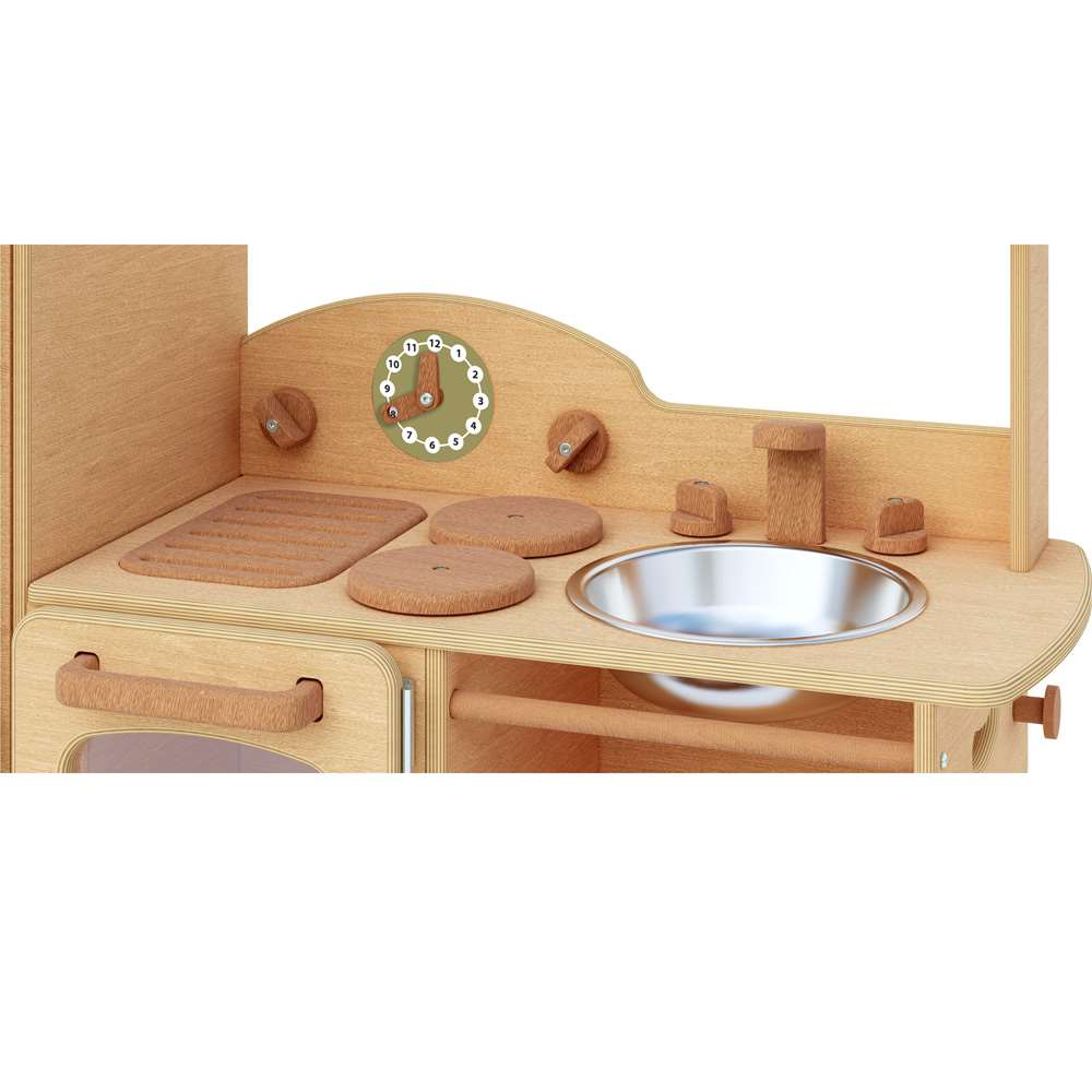 Seoras Kitchen Combo - Toddler (Solid Kickplate) - 32.75"H x 44.5"W x 18"D