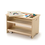 Seoras Birch Sensory Light Table Premium Model - Preschool (with Casters) - 23"H x 38.5"W x 22"D