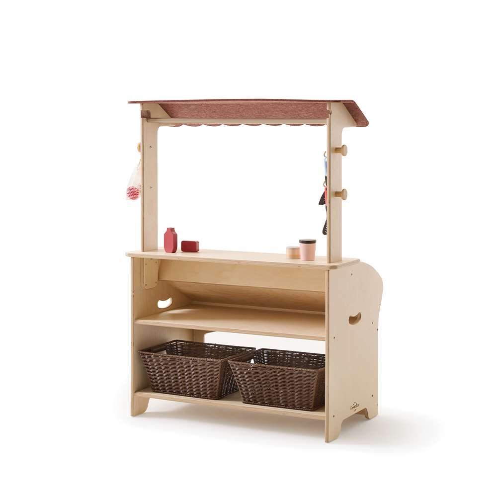 Seoras Birch Market Stand - 45.5"H x 33.5"W x 20"D
