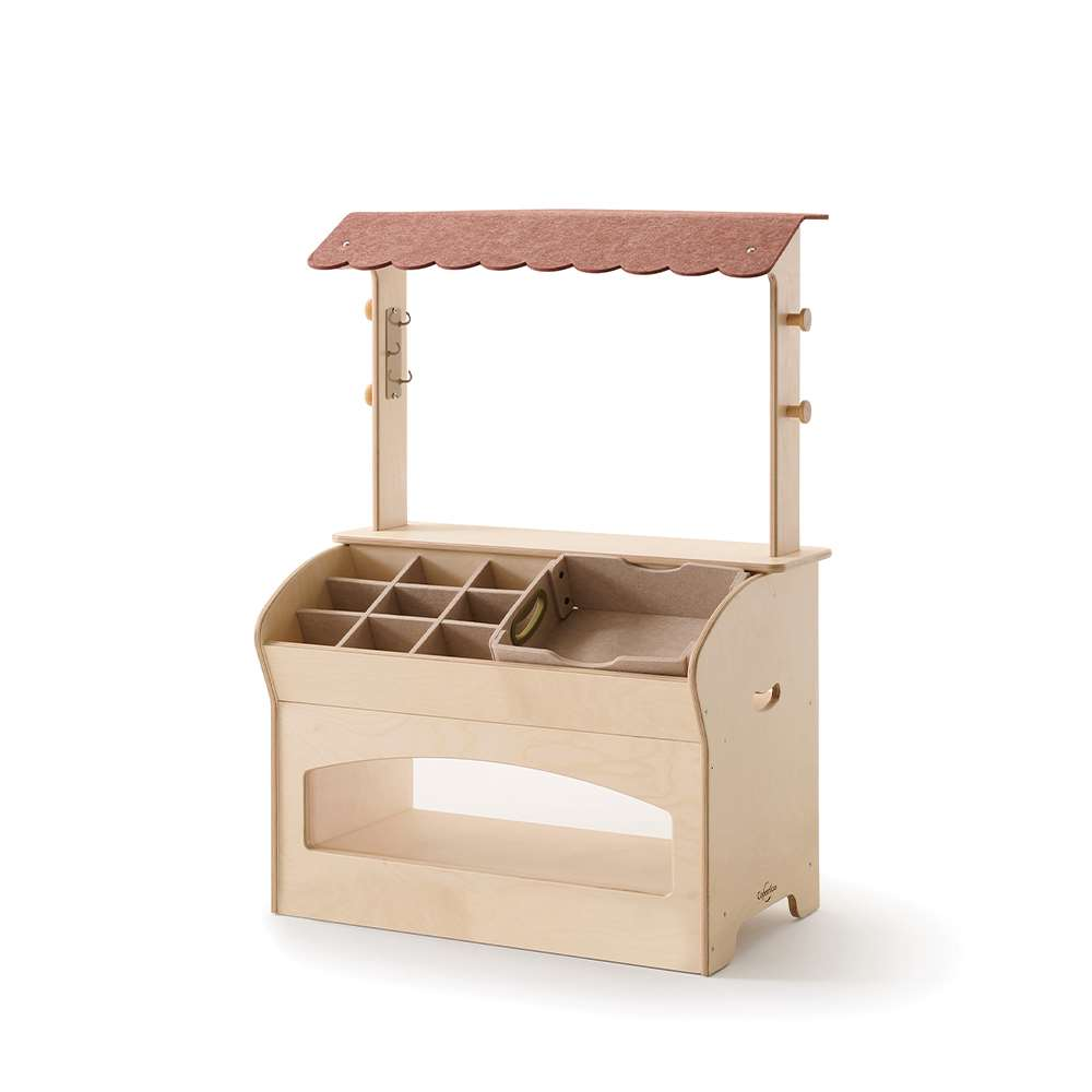 Seoras Birch Market Stand (Solid Kickplate) - 45.5"H x 33.5"W x 20"D
