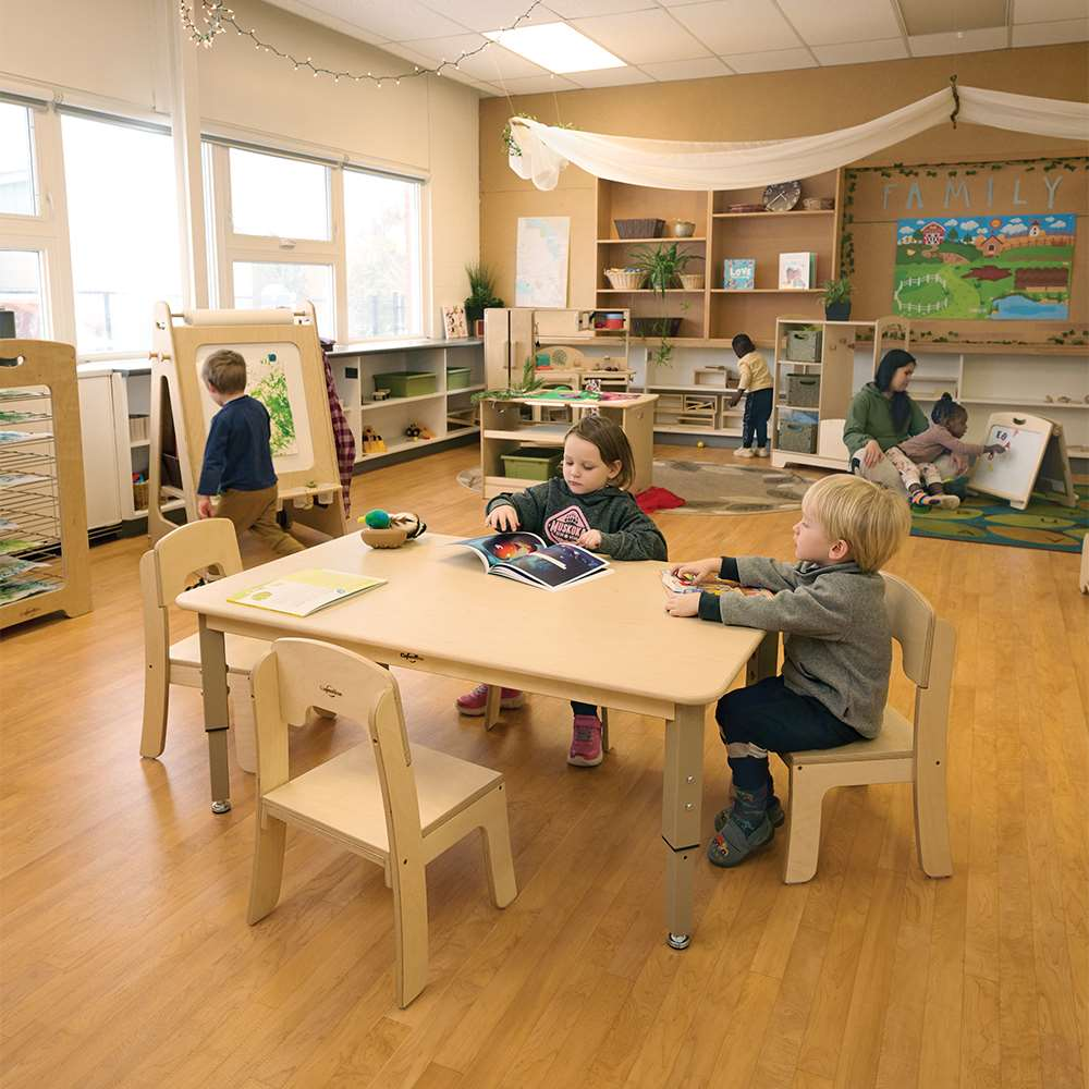 Seoras 10in Birch Classroom Chair (22.5"H x 15.25"W x 13.75"D) - Set of 2
