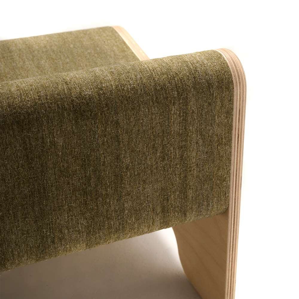 Seoras Softouch Chair - Moss - 11.5"H x 13.75"W x 15"D