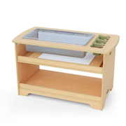 Seoras Birch Sensory Table - Preschool - 23"H x 38.5"W x 21"D