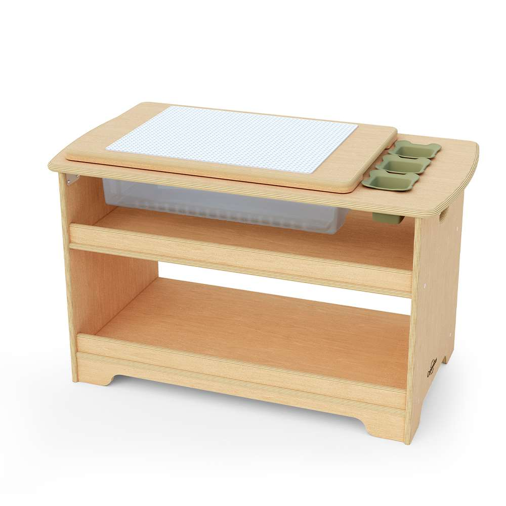 Seoras Birch Sensory Table - Preschool - 23"H x 38.5"W x 21"D