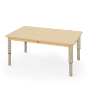 Seoras 47in x 30in Birch Adjustable Activity Table - Rectangle (flat-packed) - 15-20"H x 30"W x 47"D