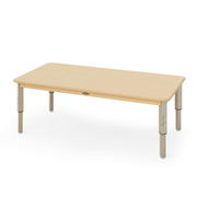 Seoras 60in x 30in Birch Adjustable Activity Table - Rectangle (flat-packed) - 15-22"H x 30"W x 47"D