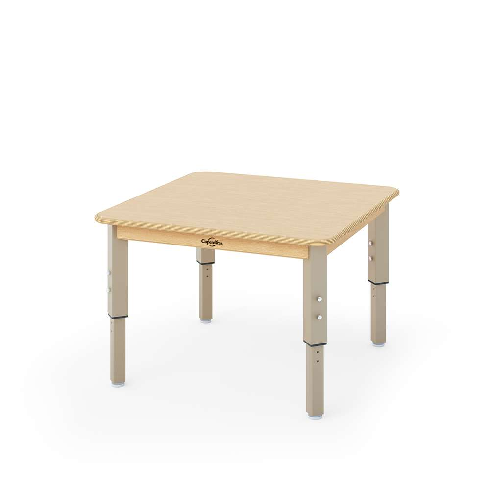 Seoras 30in x 30in Adjustable Activity Table - Square (flat-packed) - 15-26"H x 30"W x 47"D