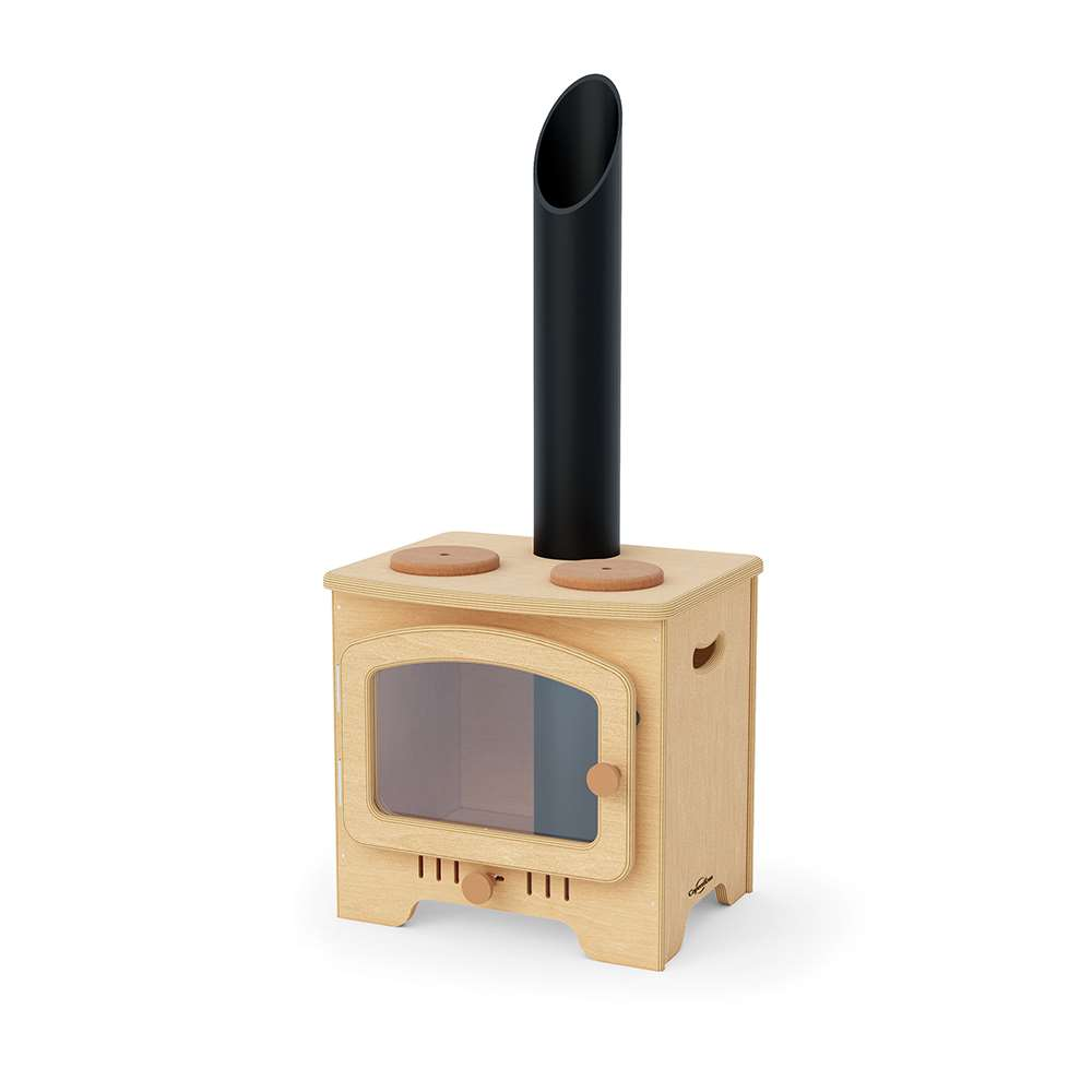 Seoras Wood Stove - 42.5"H x 18.75"W x 15.75"D