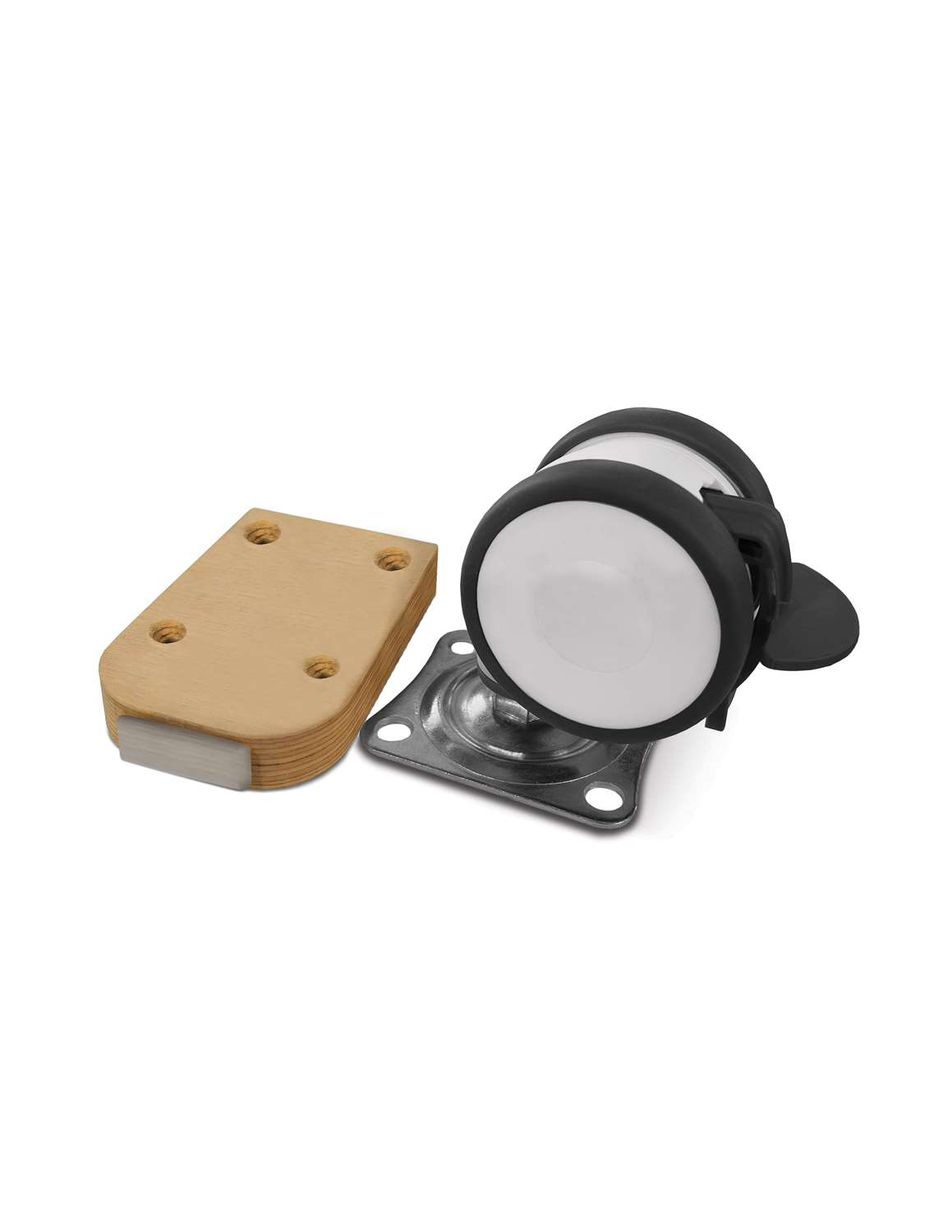 Caster Kit for 45 Degree Curved Corner Shelf - Set of 4