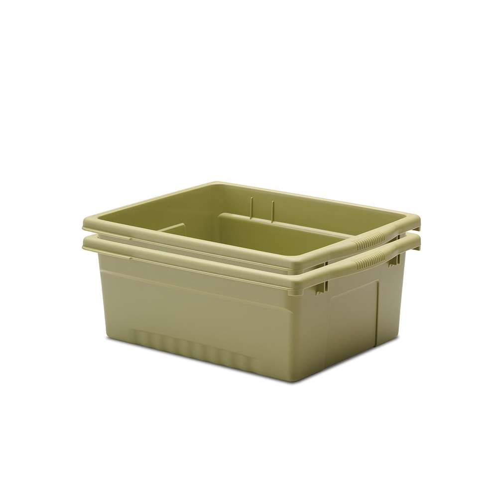 Sage Large Open Tub Kit - Set of 2 (Each: 6"H x 12.5"W x 15.75"D)