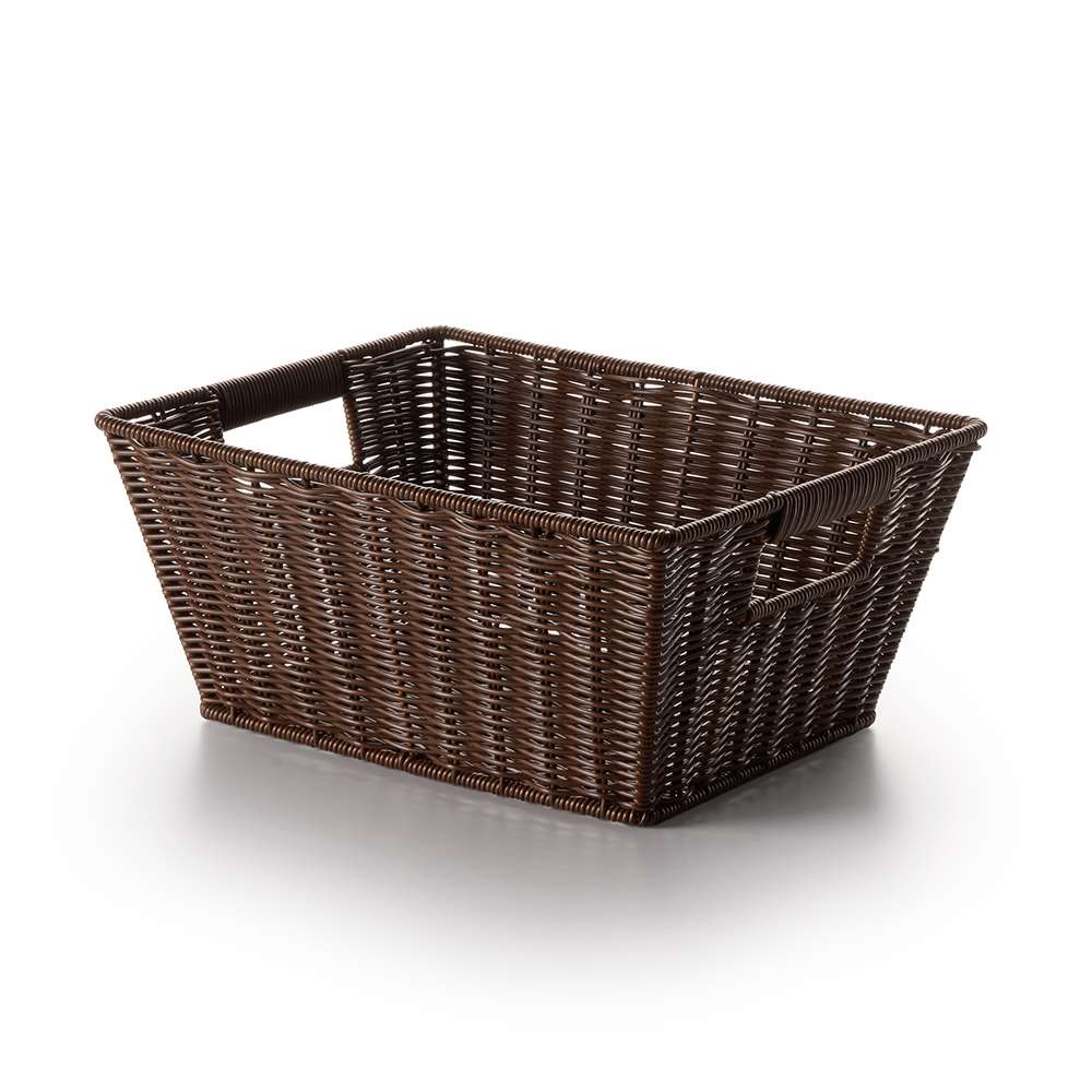 Wicker Basket Kit - Set of 2 (Each: 6.25"H x 14"W x 10.25"D)