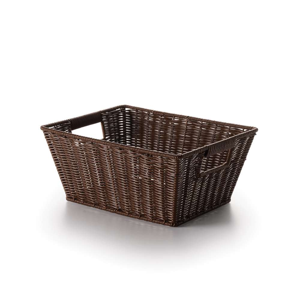 Wicker Basket Kit - Set of 9 (Each: 6.25"H x 14"W x 10.25"D)