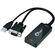 SIIG Portable VGA &amp; USB Audio to HDMI Converter