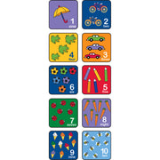 Let's Learn How to Count Seating Squares - Set of 10