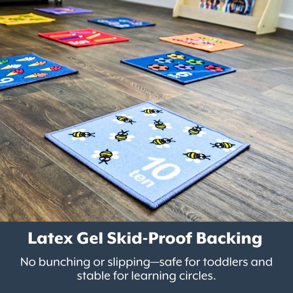 Let's Learn How to Count Seating Squares - Set of 10