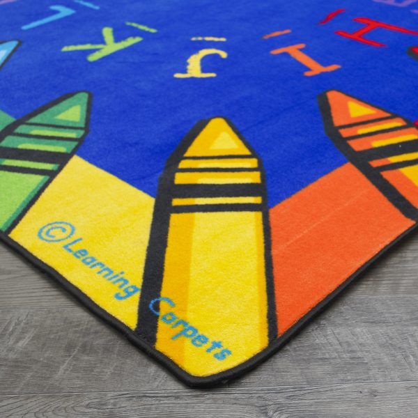Alphabet Crayon - Rectangle Small