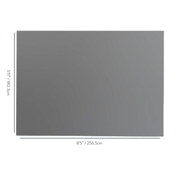 Gray Solid - Rectangle Small