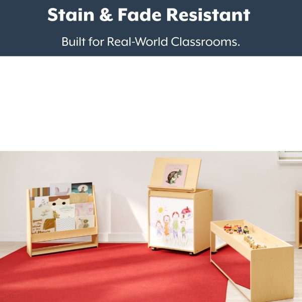 Red Solid - Rectangle Small