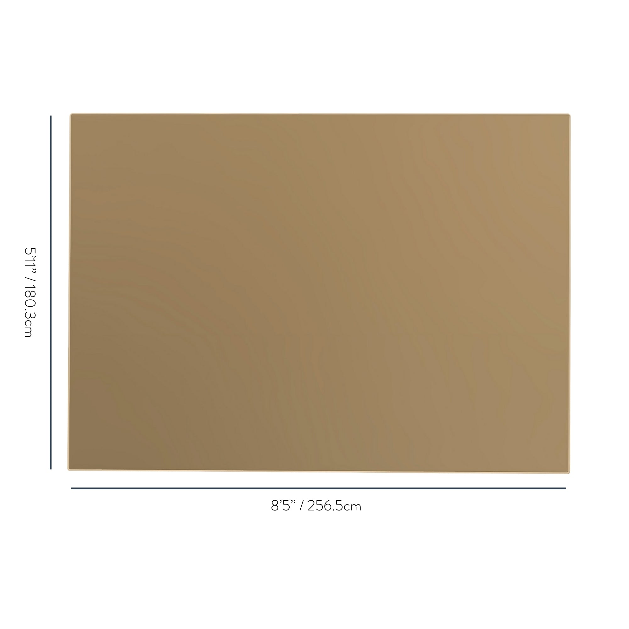 Brown Solid - Rectangle Small