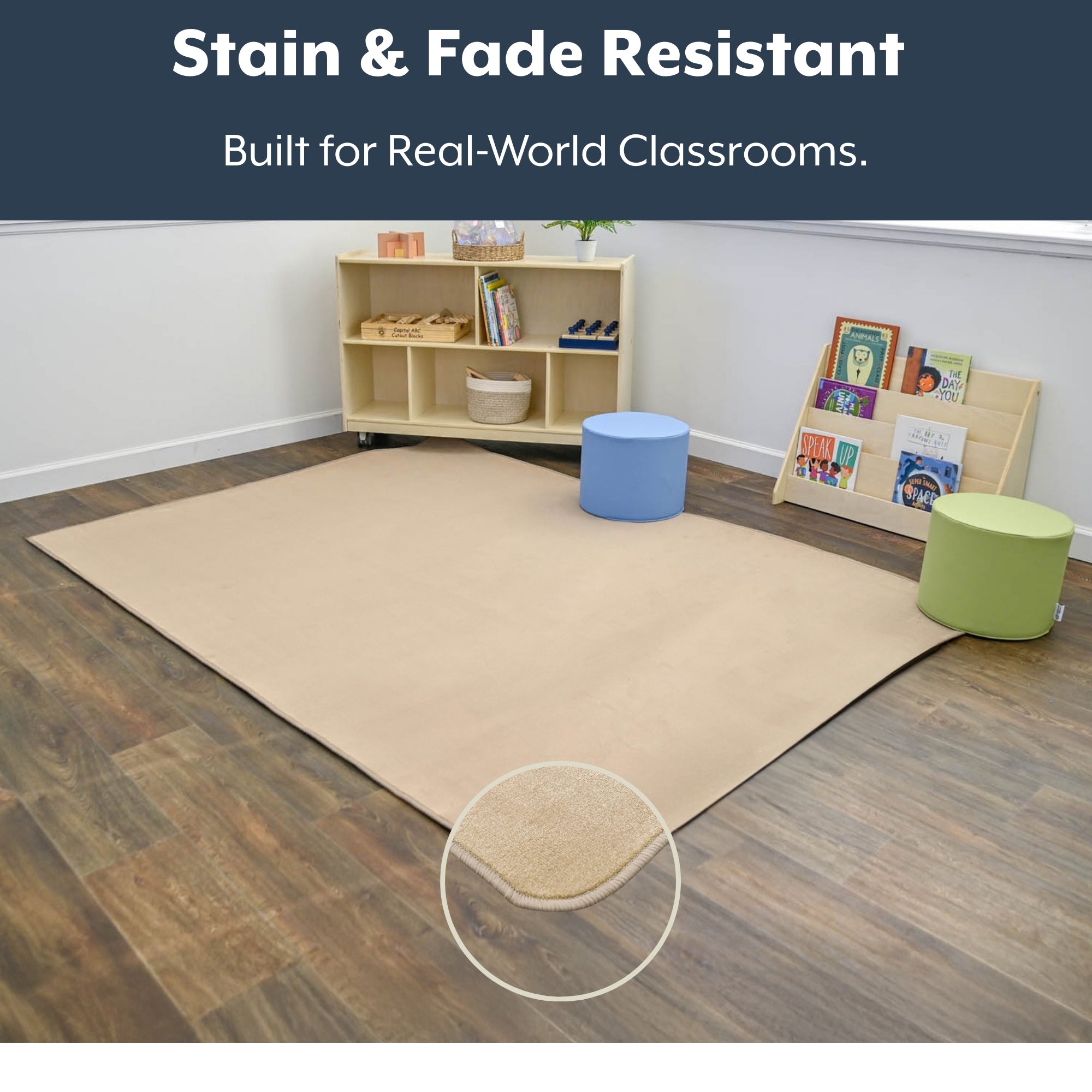 Brown Solid - Rectangle Small