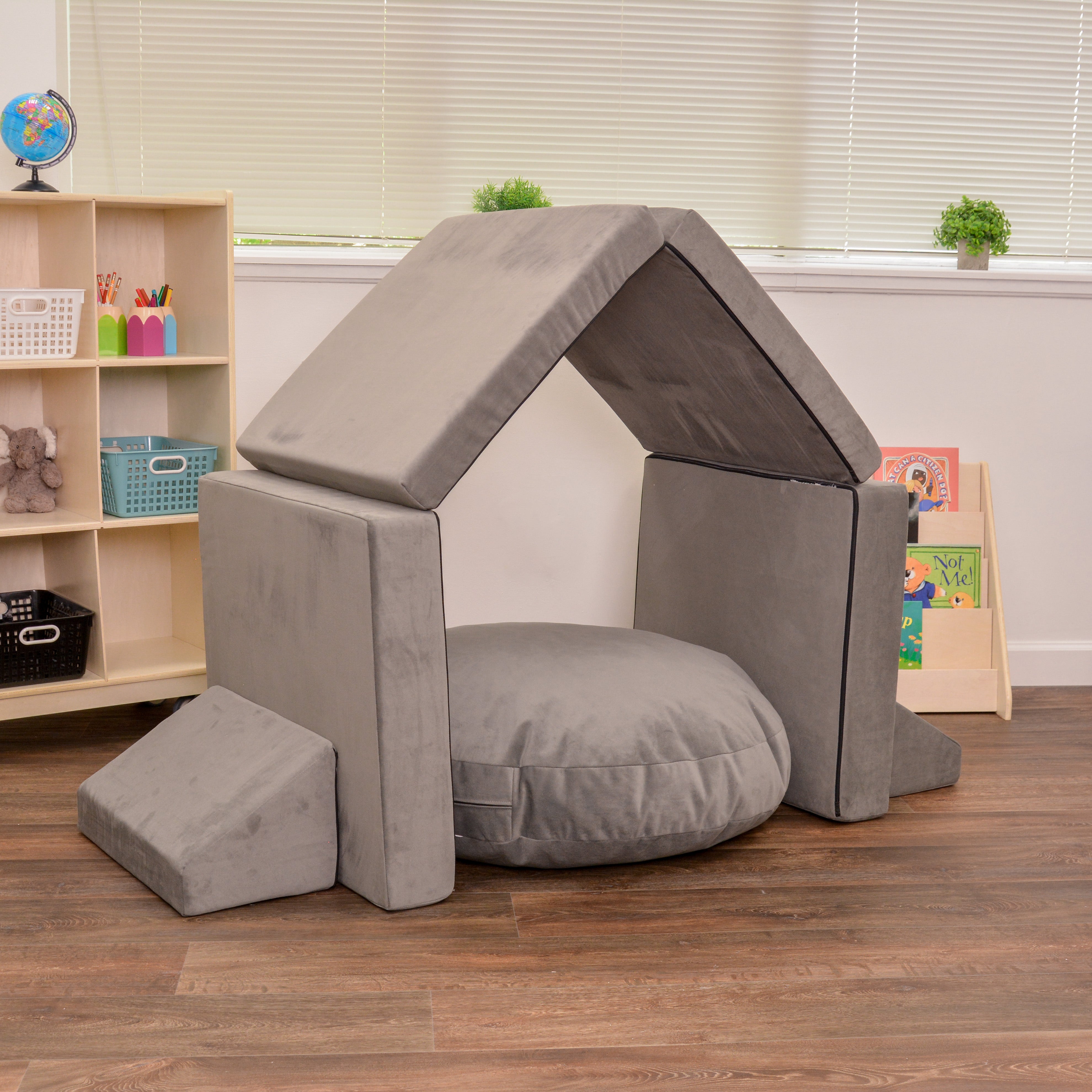 THE WHATSIT Companion Pouf - Gray