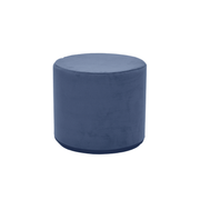 THE WHATSIT Companion Round Ottoman - Navy