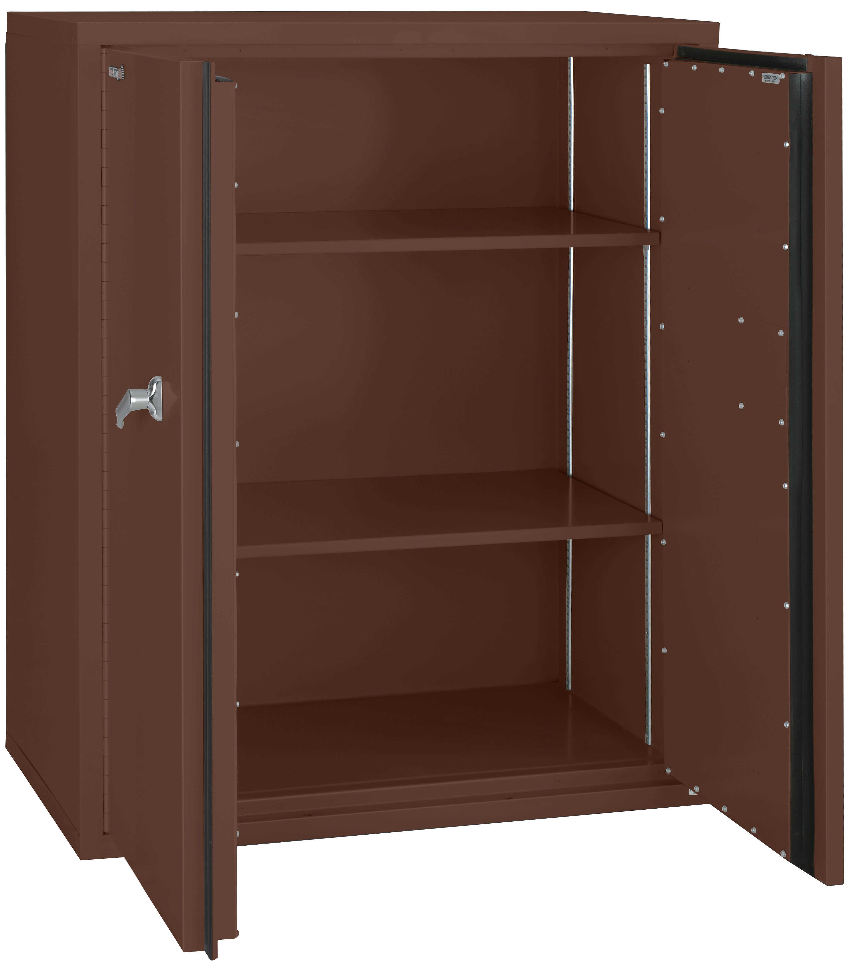 Fire Resistant - Double door storage cabinet - 44" (Brown)