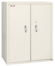 Fire Resistant - Double door storage cabinet - 44" (Ivory White)