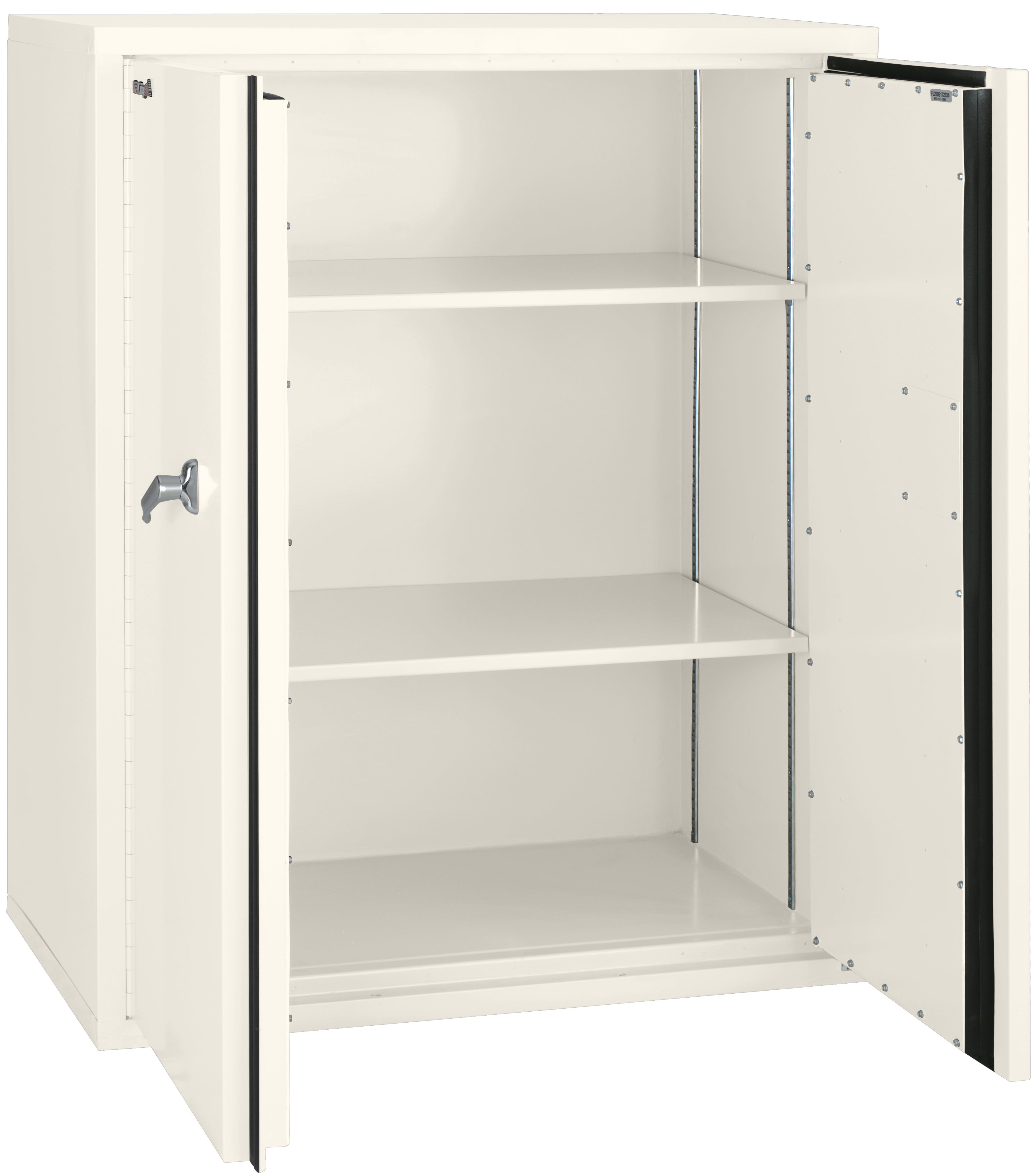 Fire Resistant - Double door storage cabinet - 44" (Ivory White)