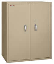 Fire Resistant - Double door storage cabinet - 44" (Parchment)