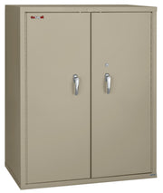 Fire Resistant - Double door storage cabinet - 44" (Pewter)