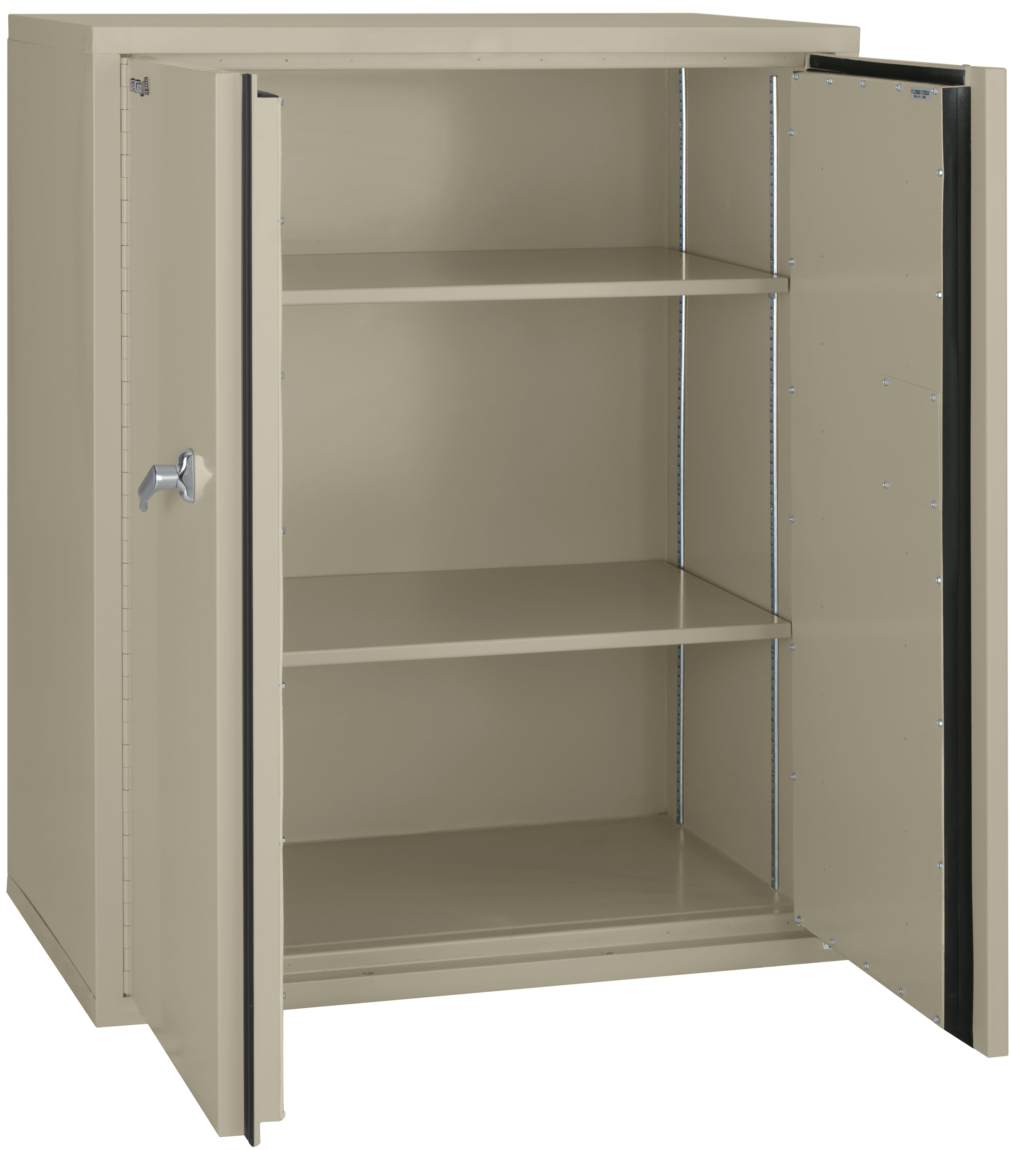 Fire Resistant - Double door storage cabinet - 44" (Pewter)