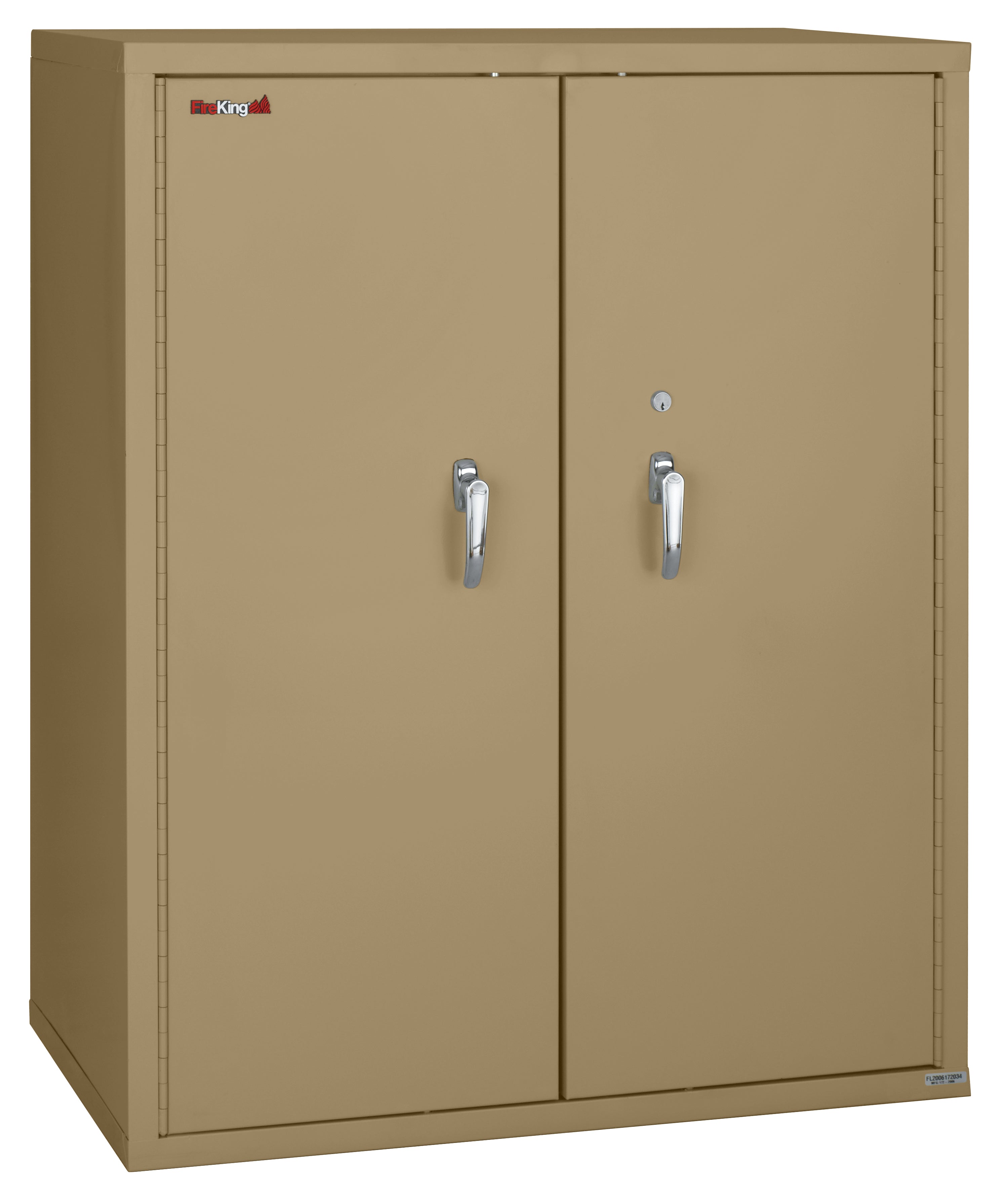 Fire Resistant - Double door storage cabinet - 44" (Sand)