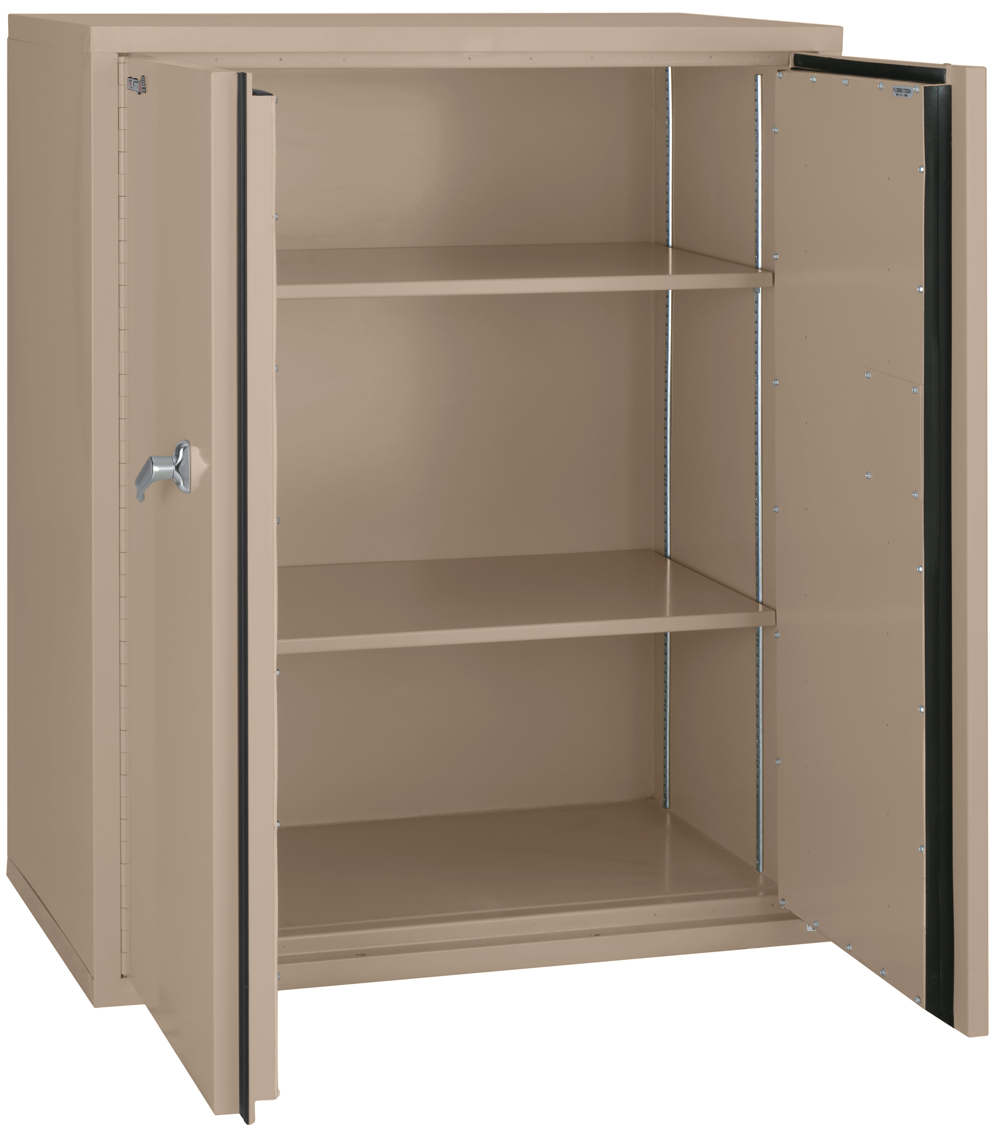 Fire Resistant - Double door storage cabinet - 44" (Taupe)