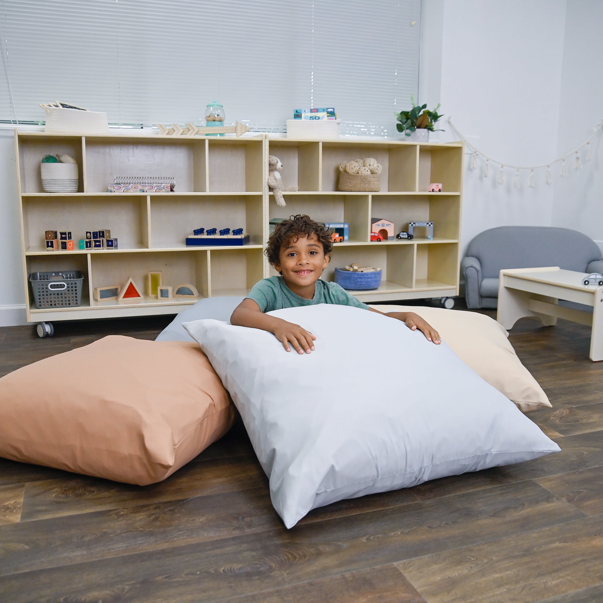 27" Cozy Floor Pillows - Set of 4 - Elements