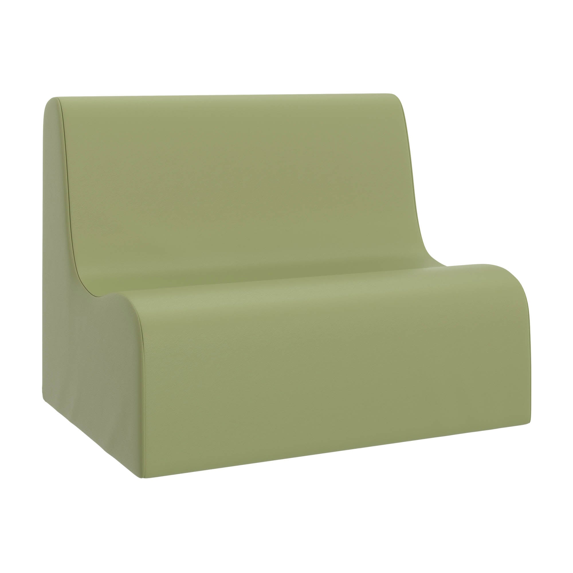 Medium Contour Sofa - Sage