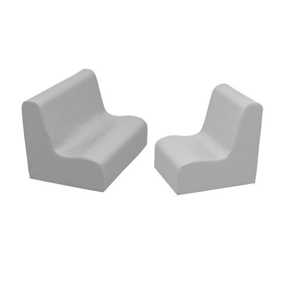Small Contour Seating - Set of 2 - Gray