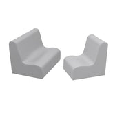 Small Contour Seating - Set of 2 - Gray